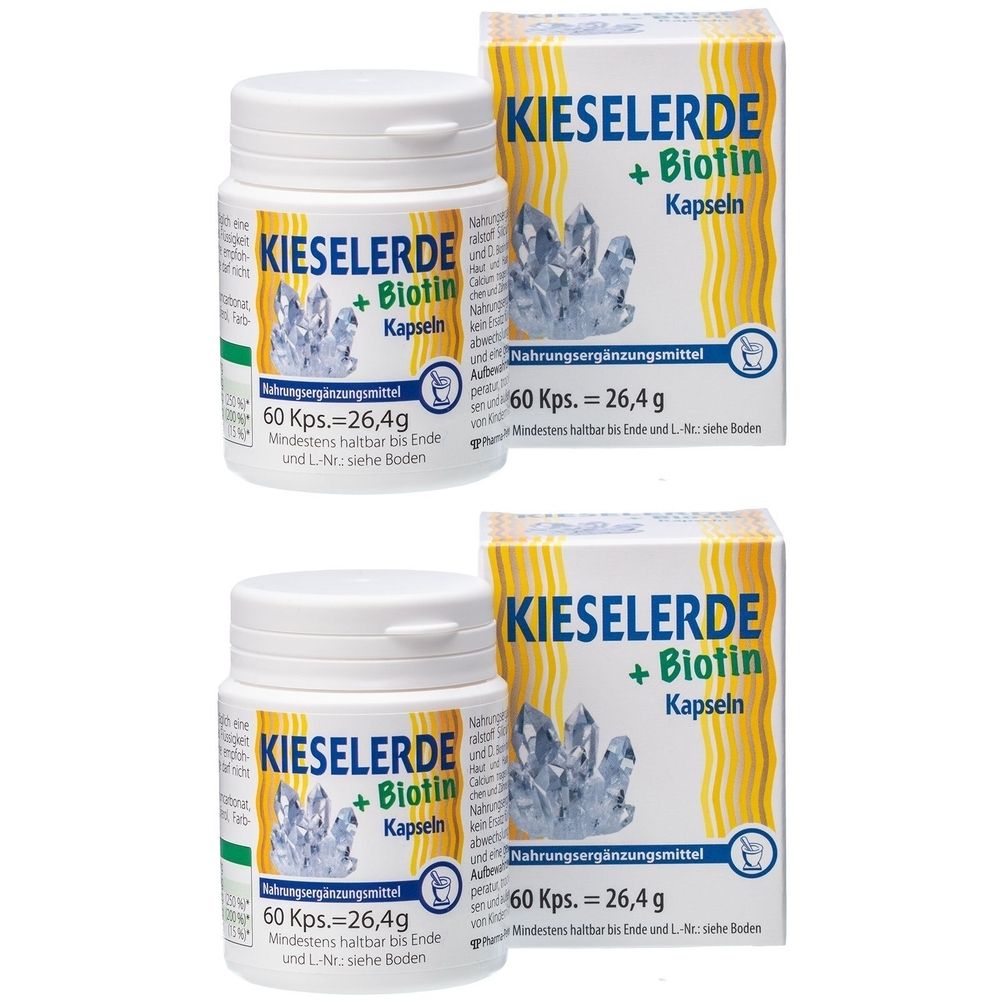 Kieselerde+Biotin Kapseln 2x 2x60 St