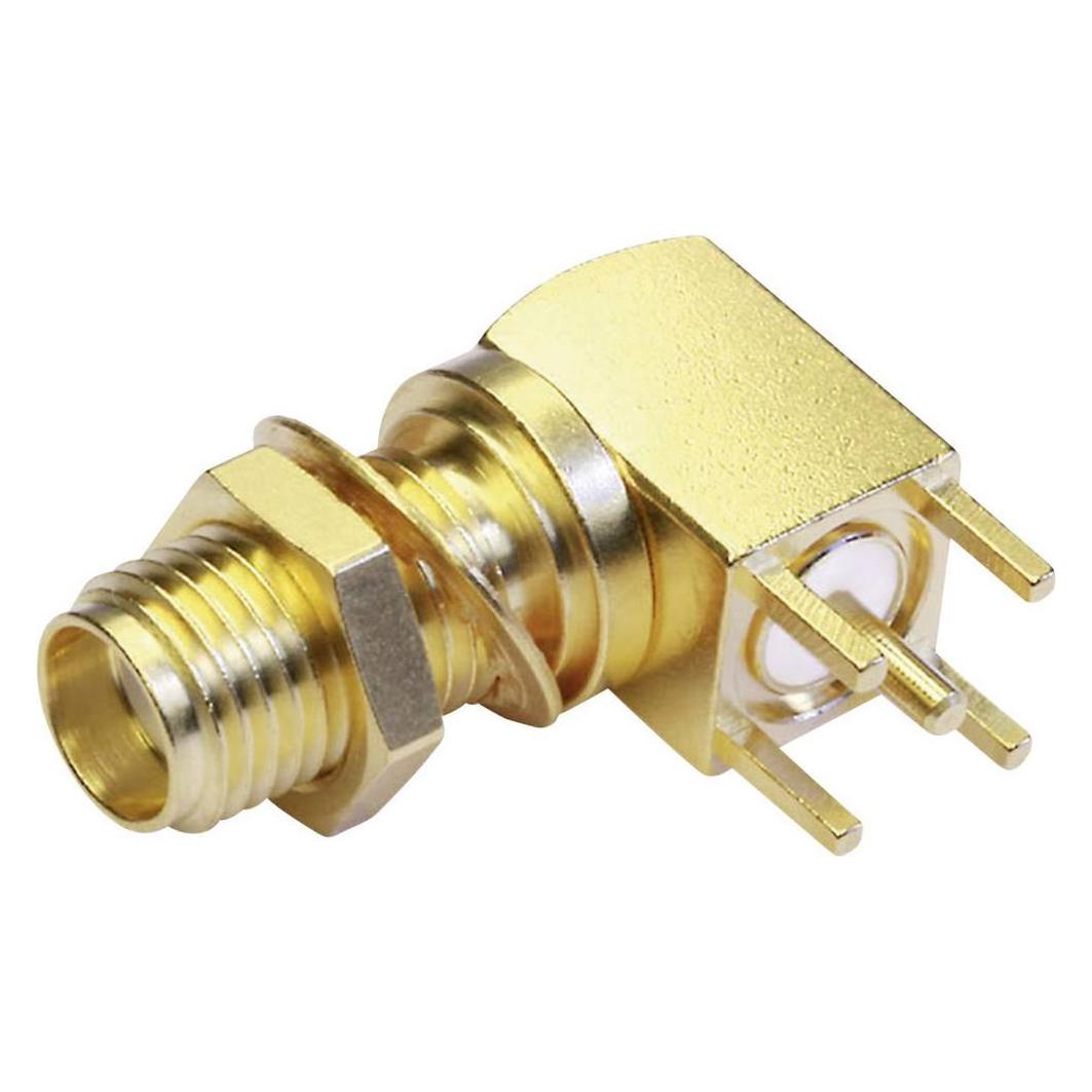 Telegärtner Koax SMA-Winkeleinbaubuchse Einbaumass: Z25 / Z55 (J01151A0201Z)