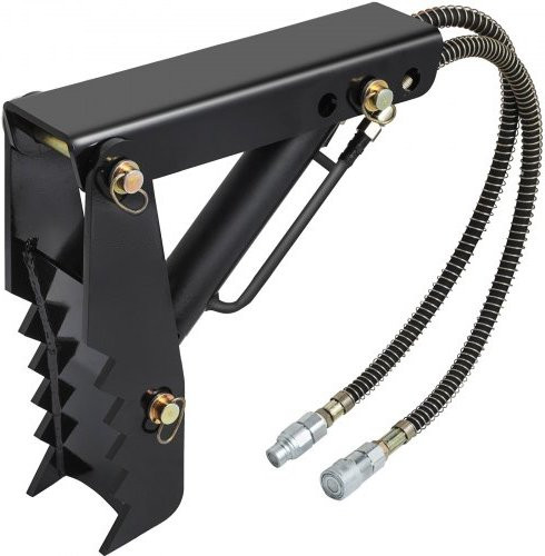 VEVOR Hydraulische duimgrijper voor graafmachines, zwarte stalen boomstamgrijper met hydraulische cilinder