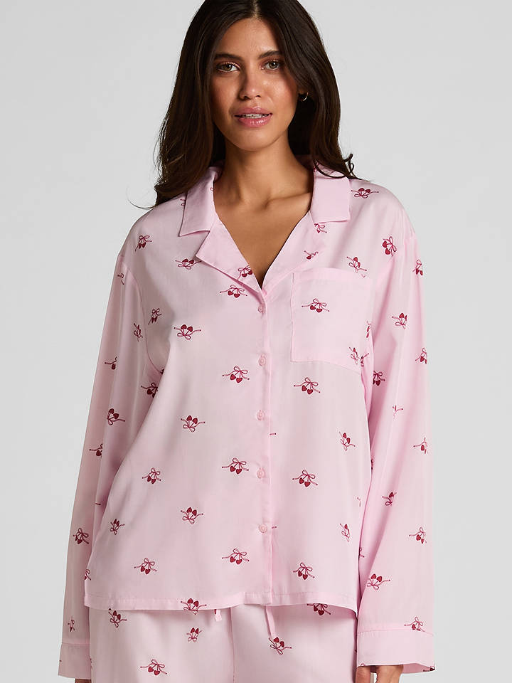 Hunkemöller Pyjama-Oberteil in Rosa - XS