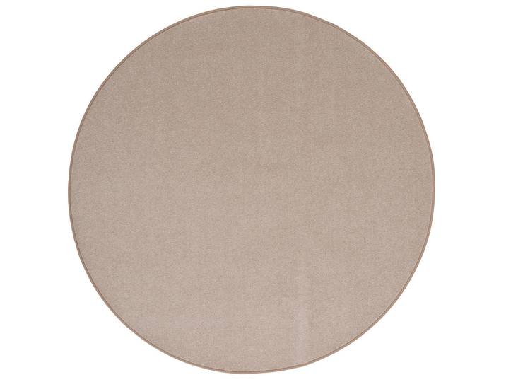 Snapstyle Trend Velours Teppich JOY Rund, Naturfarben, 133x133 cm, Teppiche und Böden, Teppiche