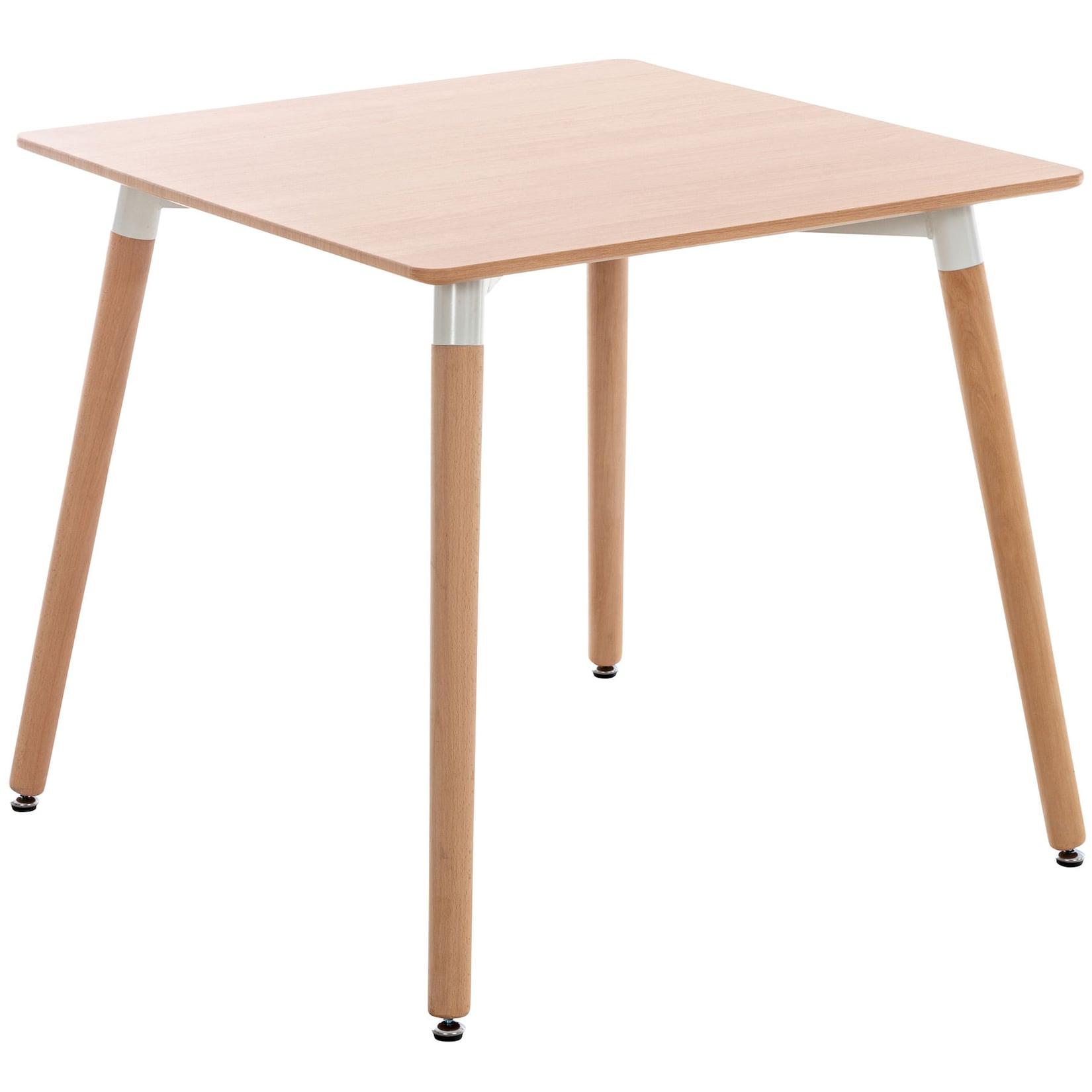 CLP Tisch Viborg 80 Natura Farbe: natur, Größe: 80 cm