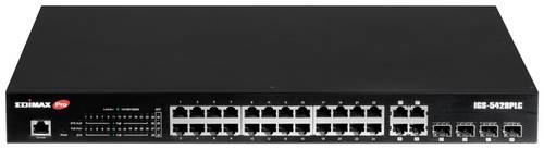 EDIMAX IGS-5428PLC IGS-5428PLC Industrial Ethernet Switch 24 + 4 Port 56 GBit/s PoE-Funktion