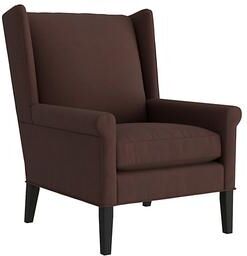 Tacoma Leather Chair - Chocolate Leather, Chocolate Fossil - Ballard Designs