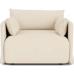 Offset 1-Sitzer-Sofa cremefarbig