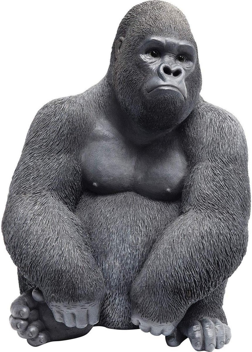 Decoratief Gorilla Beeld Zwart - Uniek Woonaccessoire voor op tafel