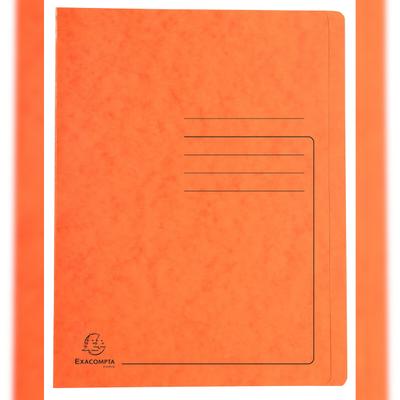 Exacompta 39994E 25x Schnellhefter aus Colorspan 355g/m2, A4 - Orange
