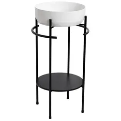 Naturel Round Waschtischgestell mit Becken SATINF3939 KONUROUNDUB