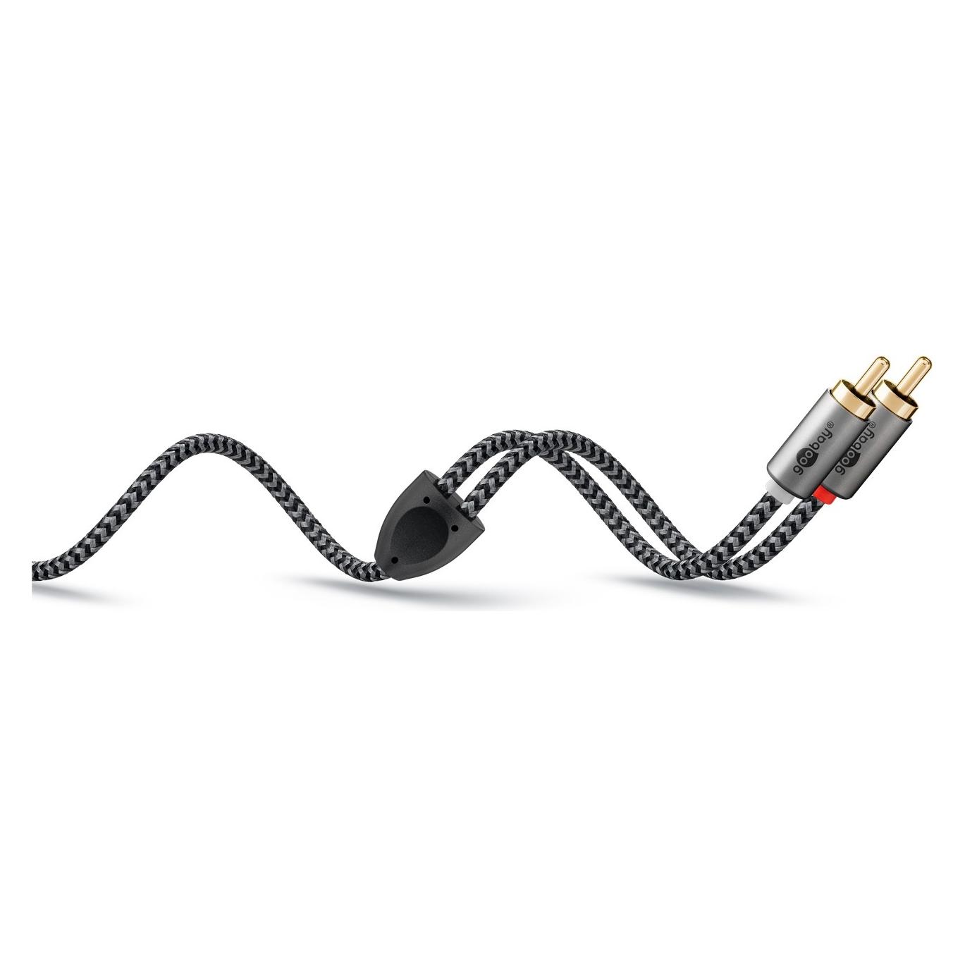 Goobay 3.5mm Klinke - 2x Cinch (1 m, Cinch Kabel) (65285)