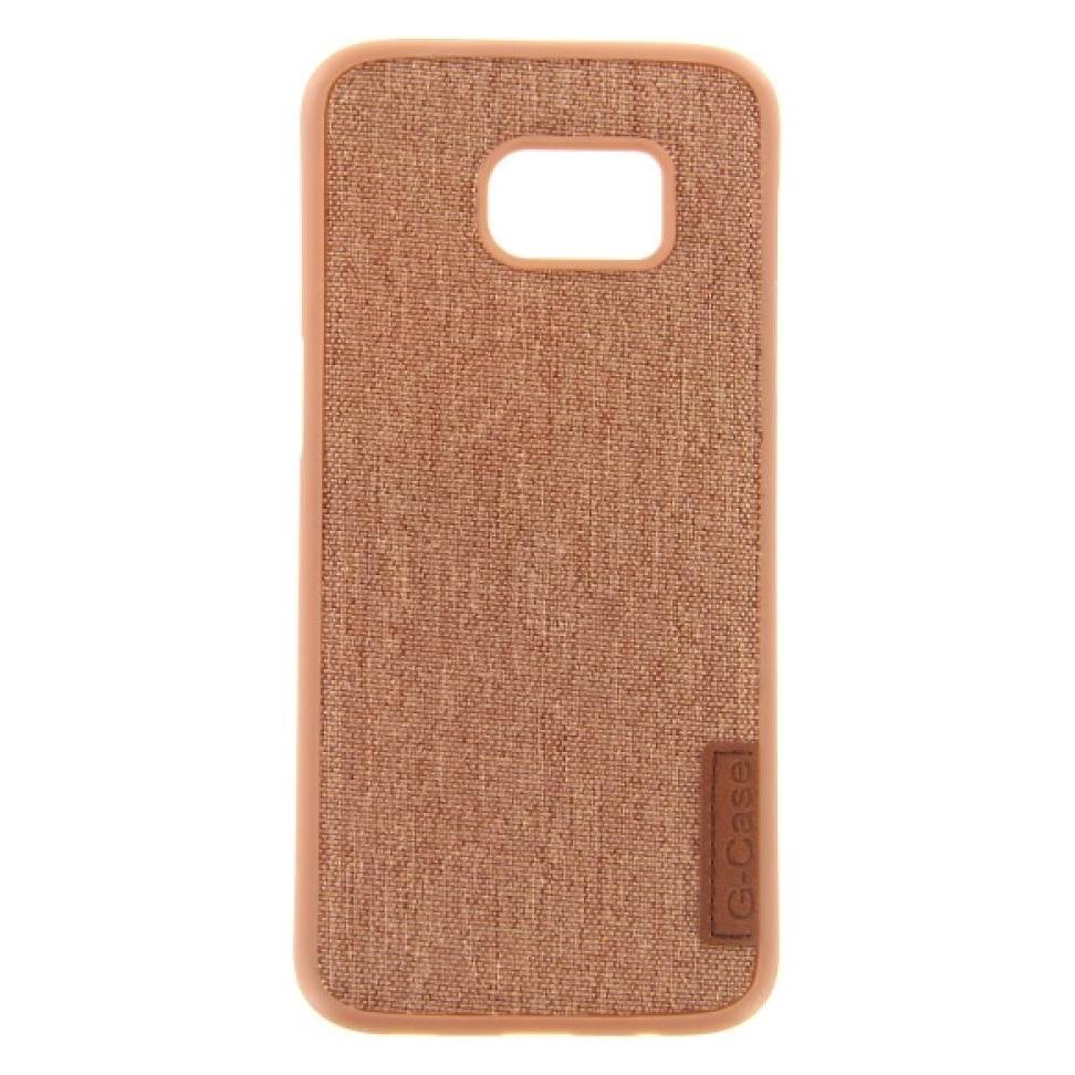 OEM Silicone Case Textile for Samsung S7 Edge brown (Samsung Galaxy S7 Edge) (25445202)