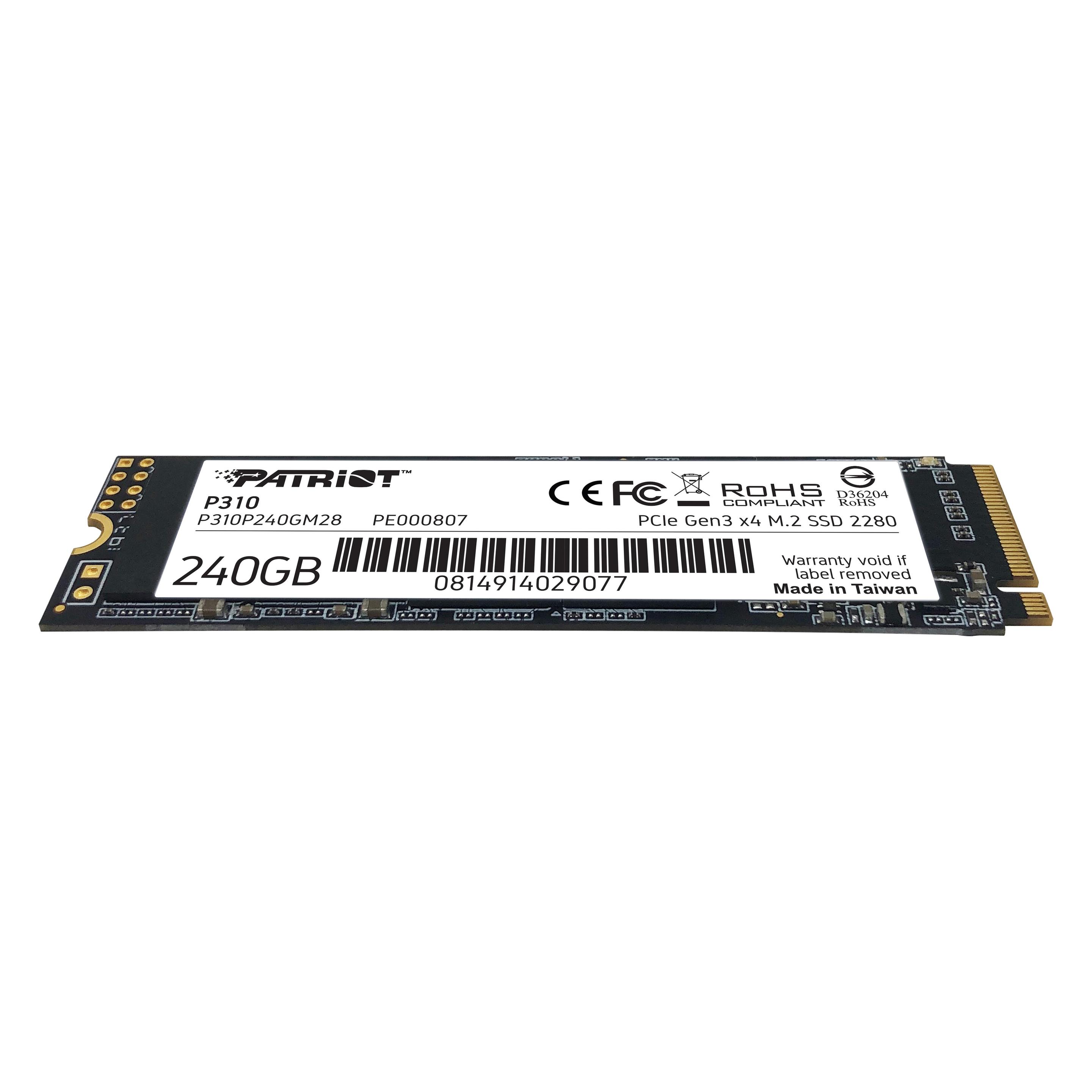 Patriot P310 SSD 240 GB (240 GB, M.2 2280) (P310P240GM28)