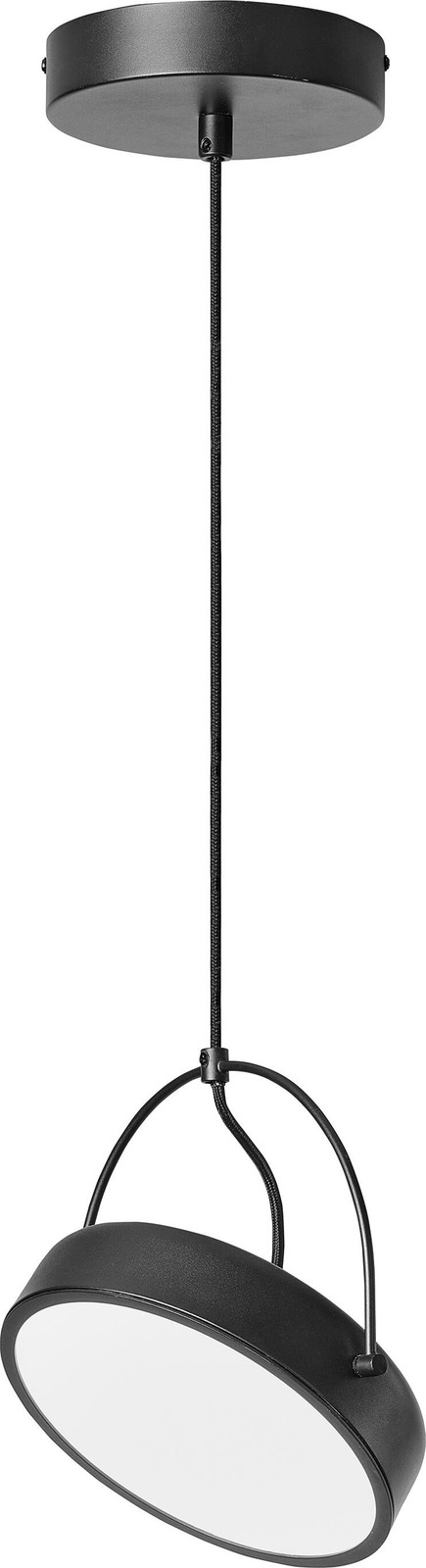 Osram Decor Puck LED hanglamp, zwart staal, 12W, 590lm, 3000K