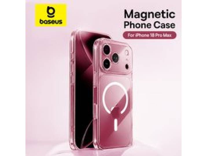 Baseus Magnetische Hoes Voor iPhone 18 Pro Max Draadloos Opladen Voor Magsafe Hoes Voor iPhone 17 Pro Max Slanke Dunne Transparante Beschermhoes