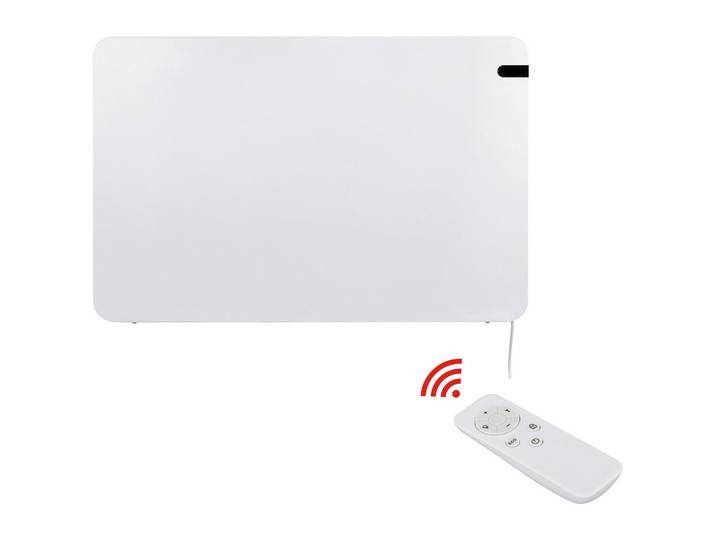 Infrarot-Heizpaneel Alea, Weiß, Metall, 70x45x5 cm, Europäischer Sicherheitsstandard, Elektrogeräte, Heizgeräte, Infrarot-Heizpaneele