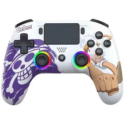 Subsonic - Wireless LED Controller - Luffy Gear 5 (White) (PS5), Gaming Controller, Weiss