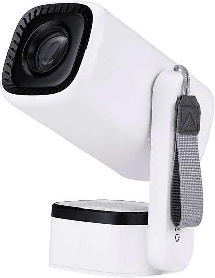 Mini proyector - NK TV350009, 1920 x 1080 píxeles, Android, 5000 h, Full-HD, 180 lm, Blanco