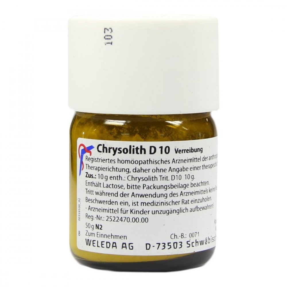 WELEDA AG Chrysolith D10 Trituration 02592625