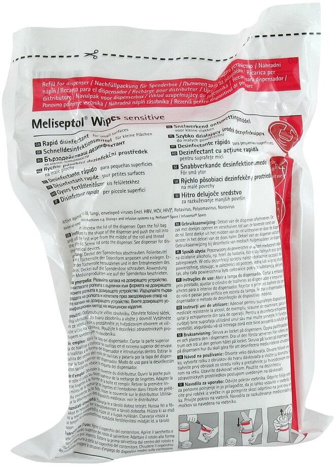 Meliseptol Wipes sensitive Nachfüllpackung
