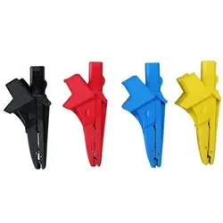 Elma Instruments, Messleitung, Krokodilklemme4 mm, isoliert.