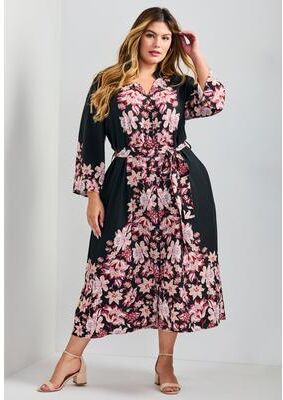 Plus Size Women's Maddy Shirtdress by Avenue in Sweet Life (Size 18)
