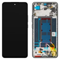 OPPO Display Unit fur Reno13 FS 5G / Reno13 F, Graphite Grey (Display, Oppo Reno 13 F), Mobilgerät Ersatzteile, Grau