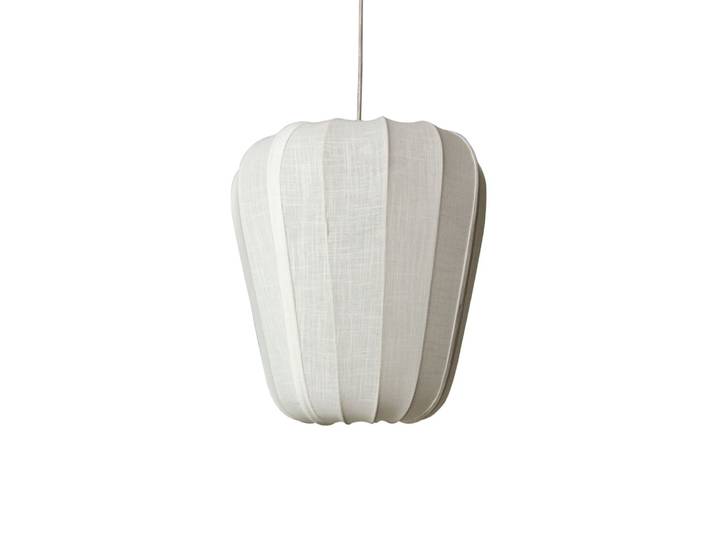 Suspension en coton ivoire et métal h39cm