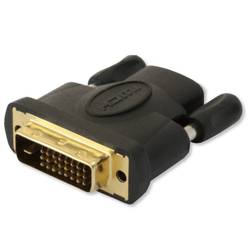 TECHly IADAP-DVI-HDMI-F DVI / HDMI Adapter [1x DVI-Stecker 24+1pol. - 1x HDMI-Buchse] Schwarz 0 mm