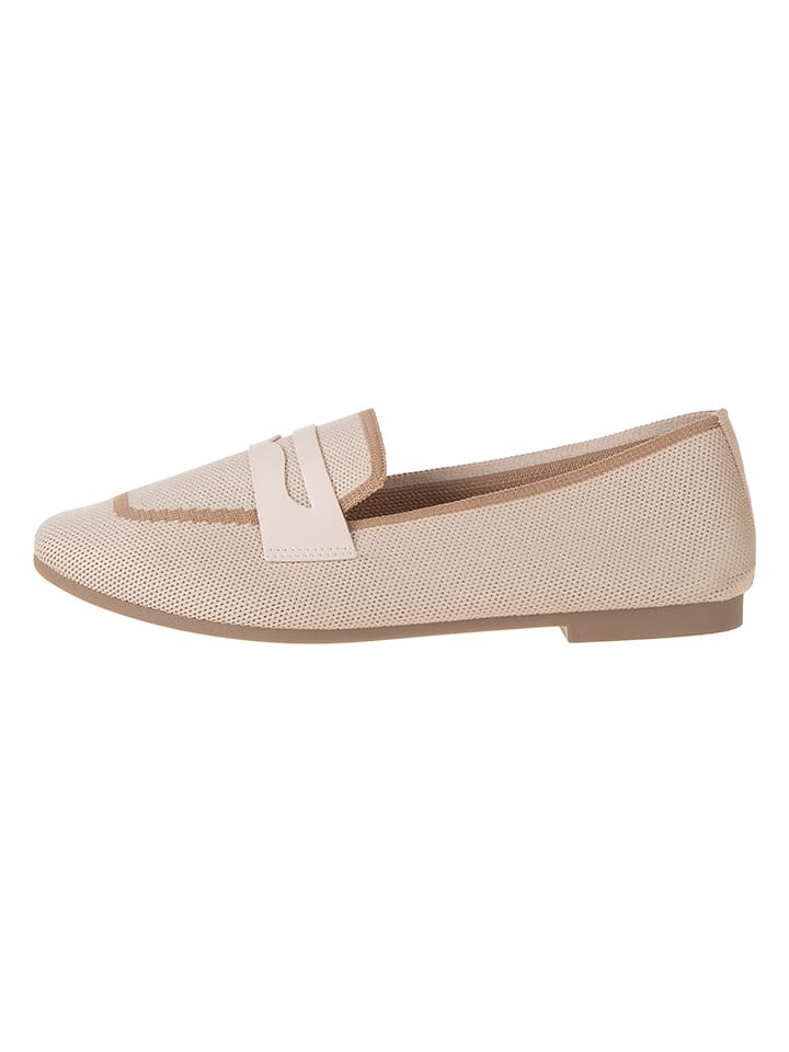 Sixth Sens Mokassins in Beige - 37