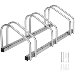 tectake Fahrradständer  Silber