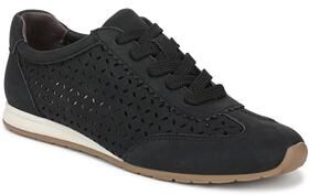 Wide Width Women's Forsythia Lace Up Sneaker by Bzees for LifeStride in Black (Size 11 W)