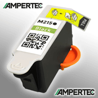 Ampertec Kompatible Tinte ersetzt HP INK-M215 schwarz KS-INKM210