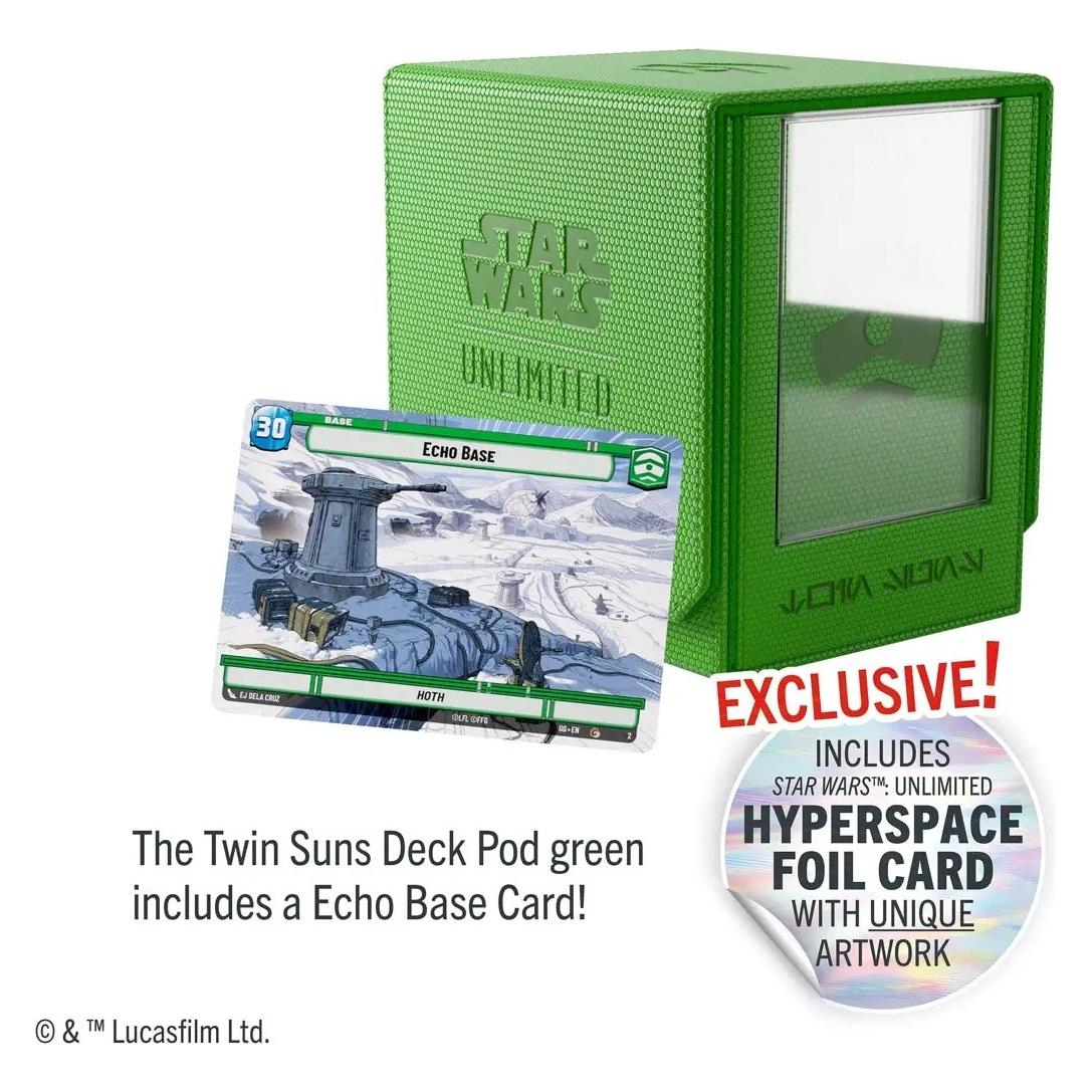 Gamegenic GGS20223 - Star Wars: Unlimited Twin Suns Deck Pod - Green (GGS20223ML)