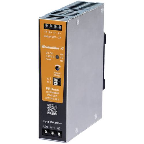 Weidmüller 3025560000 Stromversorgung 24V 3A 72W Inhalt 1St.