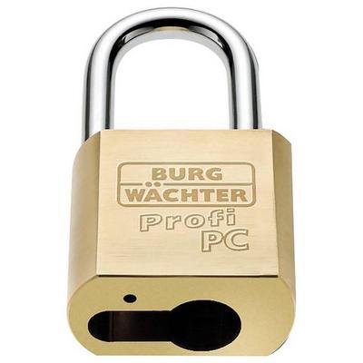 Burg Wächter Profi 116 PC 50 Vorhängeschloss Messing Profilzylinder-Vorhangschloss