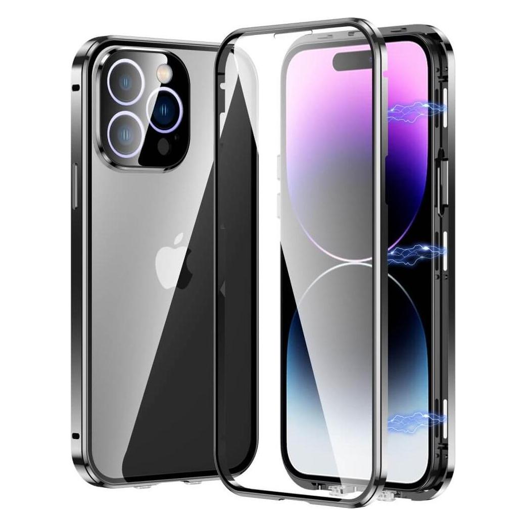 Cover-Discount Magnetic Case with Panzerglass (Apple iPhone 15 Pro Max) (101135874B)