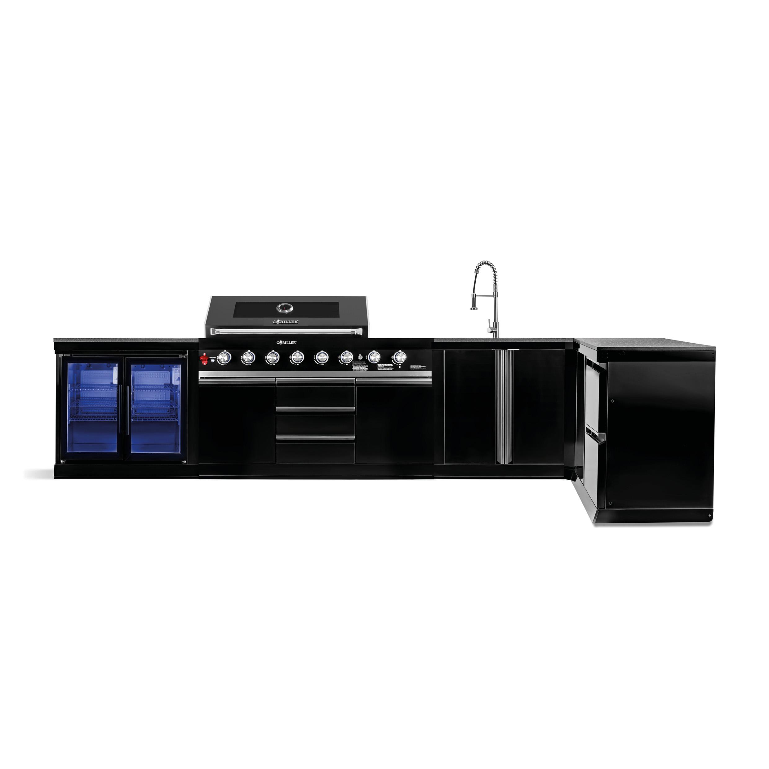 BB-XL1 Outdoorküche | Gasgrill | Cool-Duo | Clean | Prep | Corner