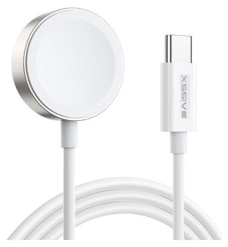 Cofi Magnetische oplaadkabel voor Apple Watch met USB-aansluiting, 1 meter