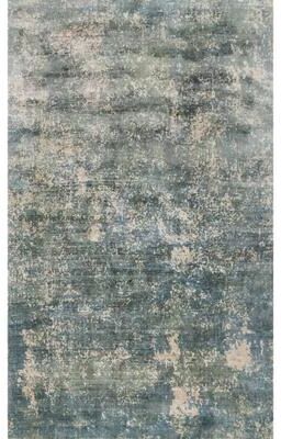 Rug Source Hand-knotted Modern Silk Multi-Colored All-Over/ Abstract Area Rug - 7' 10'' X 4' 10''