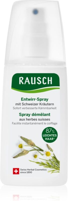 Rausch Detangling Spray Conditioner With Swiss Herbs spray pour des cheveux faciles à démêler 100 ml