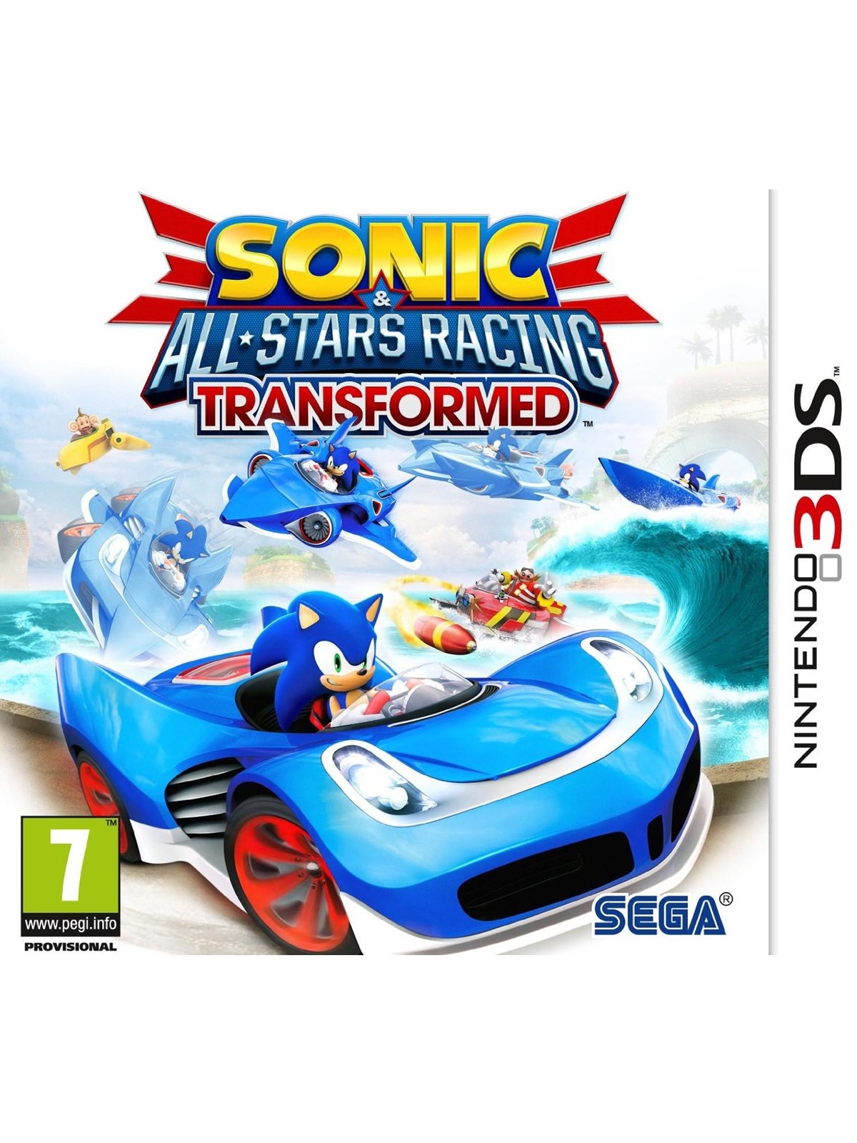Sonic & All-Stars Racing Transformed - Nintendo 3DS - Rennspiel - PEGI 7