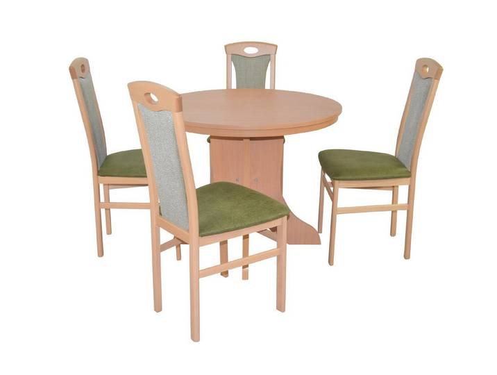 moebel-direkt-online Essgruppe 5tlg., Tisch mit Auszugsfunktion, (Spar-Set, Essgruppe 5tlg)