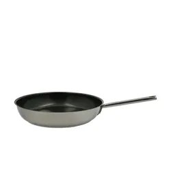 Meisterkoch Edelstahlpfanne 32 cm  LINUS , silber , Edelstahl,Keramik , Maße (cm): H: 5,8  Ø: 32