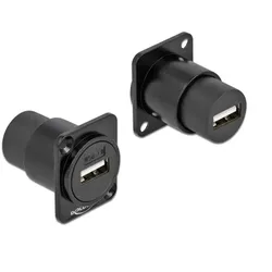 DeLOCK D-Typ Modul USB 2.0 Typ-A Buchse zu Buchse