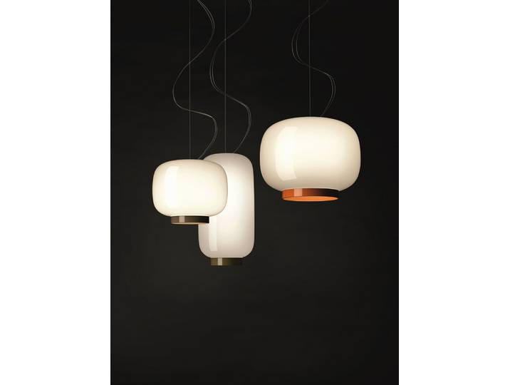 Chouchin 2 Reverse Suspension Blanc/Vert - Foscarini - Salon / séjour - Verre