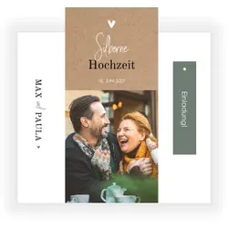 Einladungskarte Silberhochzeit: Yesterday