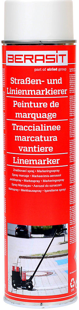 kaiserkraft Markierungsspray, Inhalt 600 ml, VE 6 Dosen, weiß