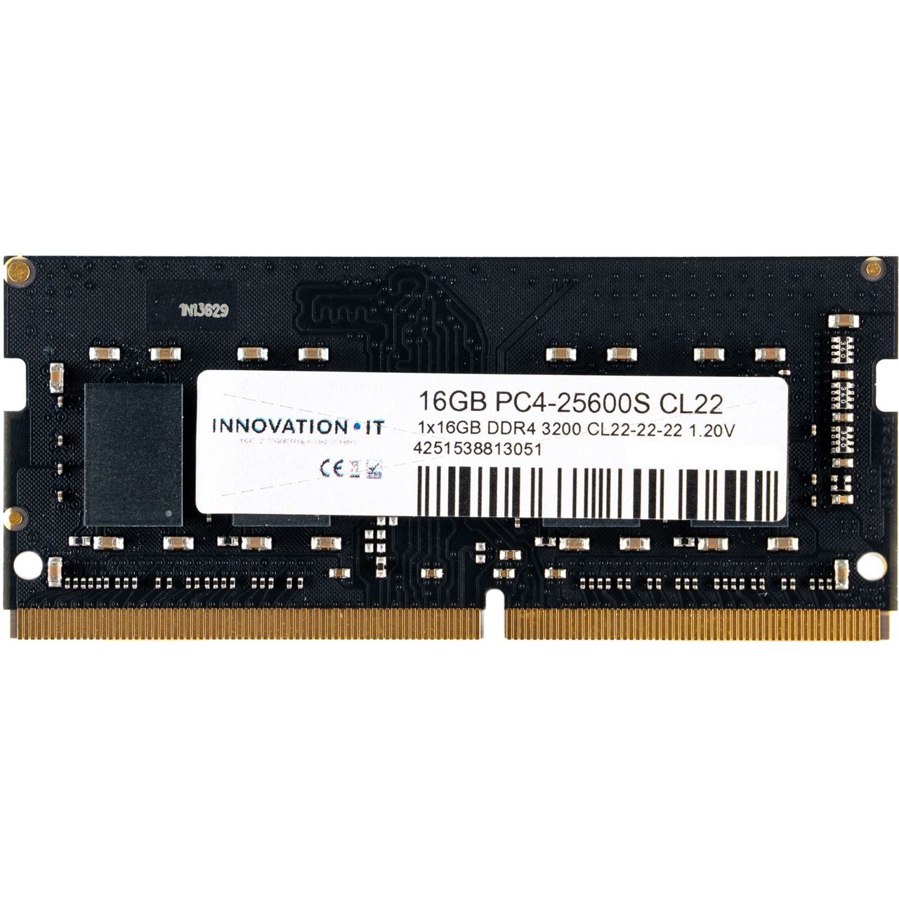 16GB (1x 16GB) Innovation IT LD DDR4-3200 SO-DIMM CL22-22-22 Single