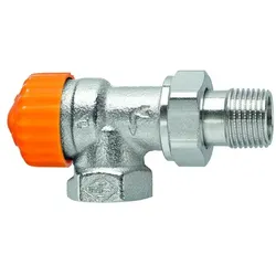 Heimeier Eclipse Thermostat-Ventilunterteil 9113-02.000 Rp 1/2xR 1/2, Eck, mit automatischer Durchflussregelung