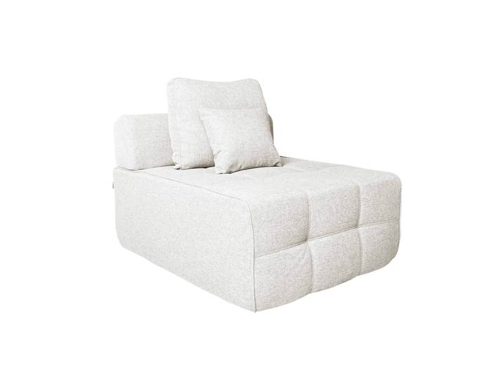 Oviala - Fauteuil compressé pour canapé modulable assise profonde en tissu avec coussins
