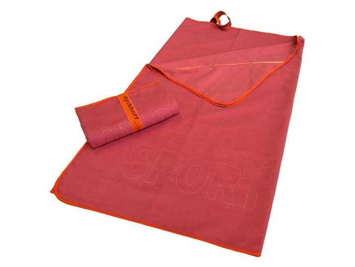 Dyckhoff Sporttuch Mikrofaser, Handtuch 80x180cm, Koralle/Marsala